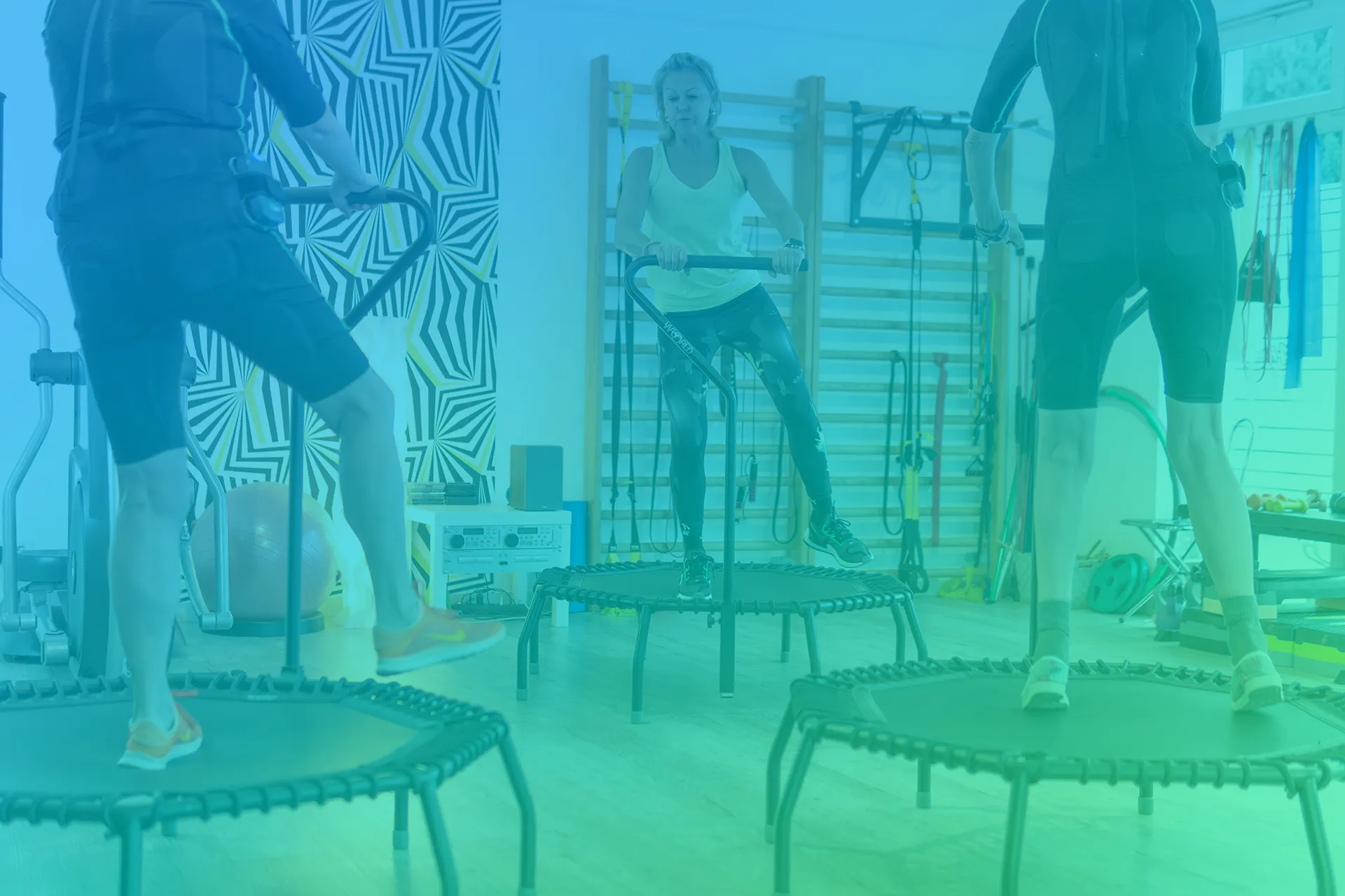 fit4friends trampolin Training
